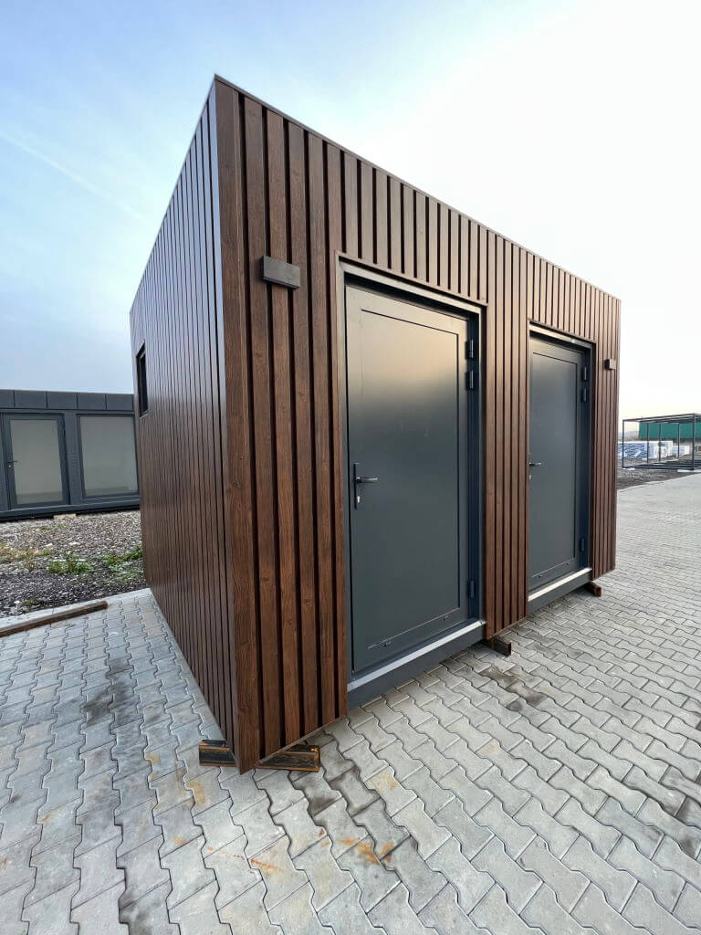 Modulo Sanitario con Doccia e WC Separati