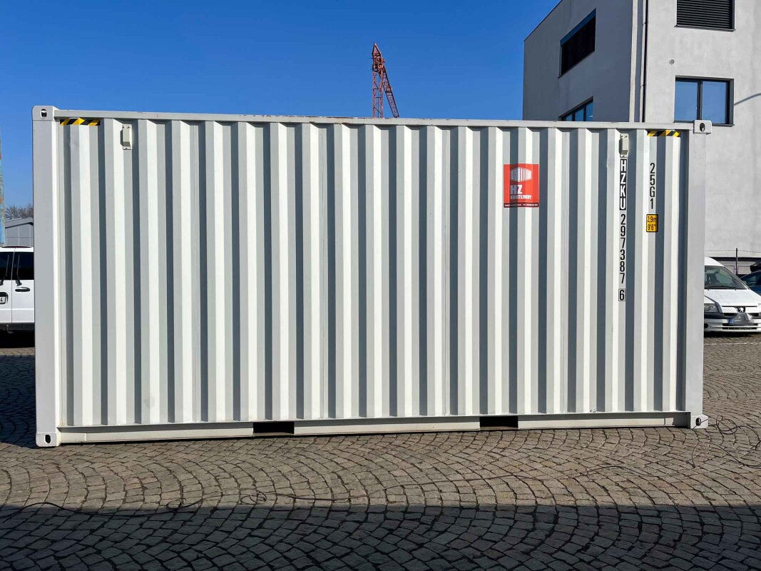 Contenitore 20 piedi High Cube con porte avvolgibili