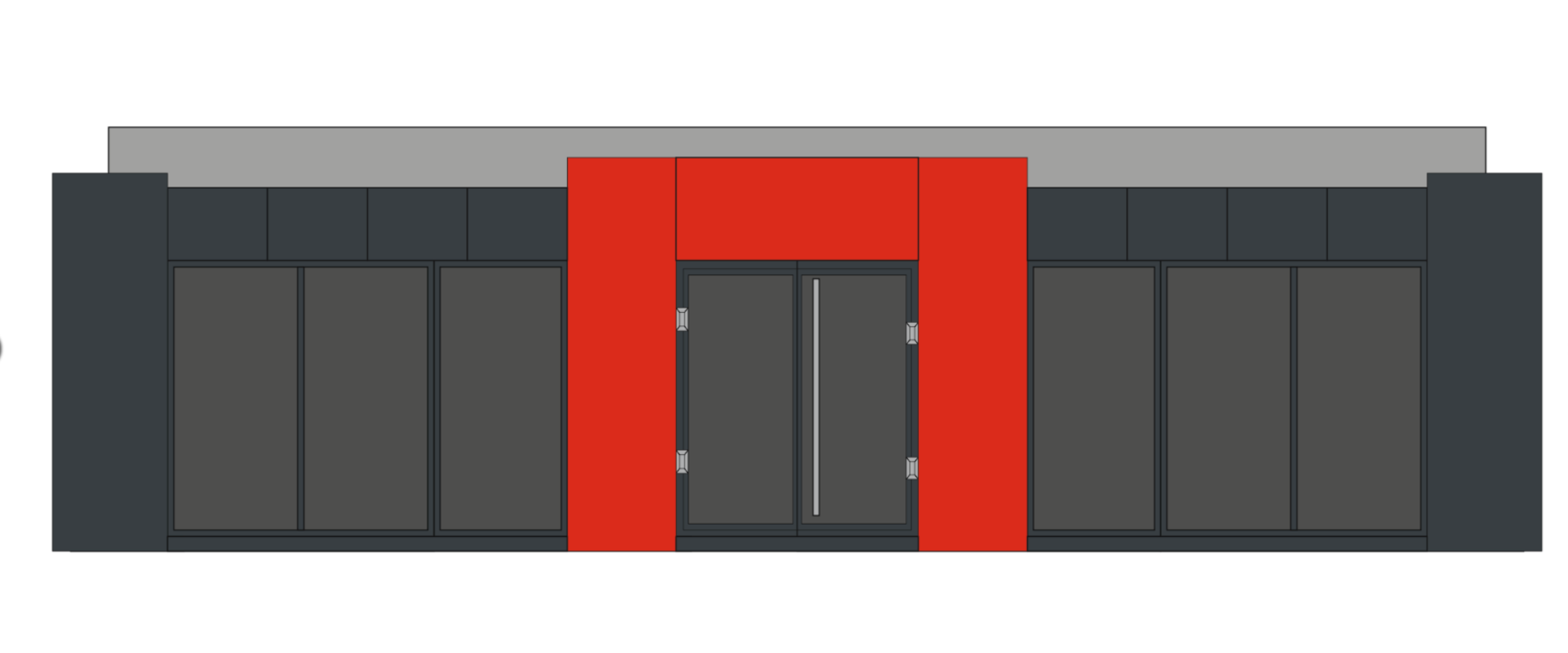 Container Ufficio 12,00 × 6,00 m – Modello Lisbona