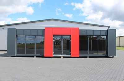 Container Ufficio 12,00 × 6,00 m – Modello Lisbona