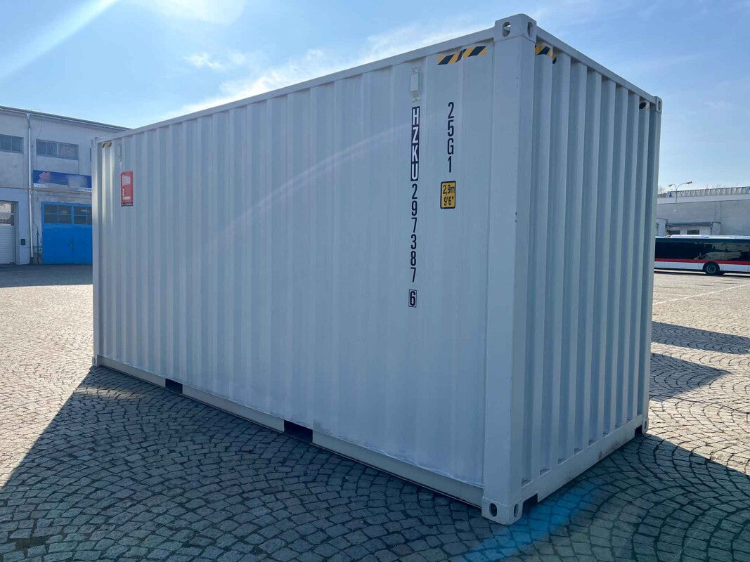 Contenitore 20 piedi High Cube con porte avvolgibili