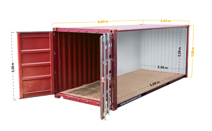 Contenitore Standard 20 piedi – Usato certificato CSC