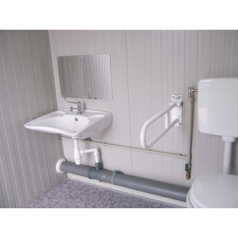 Modulo Sanitario PMR con WC e Doccia