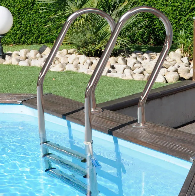 Piscina fuori terra rigida GRE Violette 2 marrone H 1.27 x ⌀ 5 m