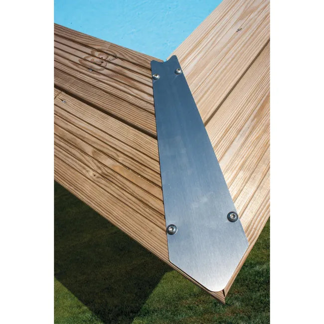 Piscina fuori terra rigida GRE Violette 2 marrone H 1.27 x ⌀ 5 m