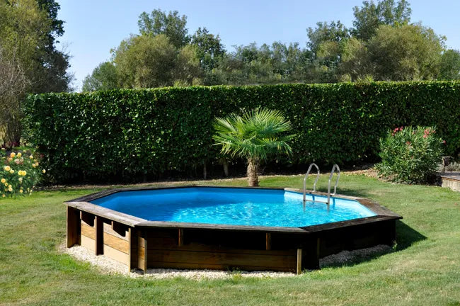Piscina fuori terra rigida GRE Violette 2 marrone H 1.27 x ⌀ 5 m