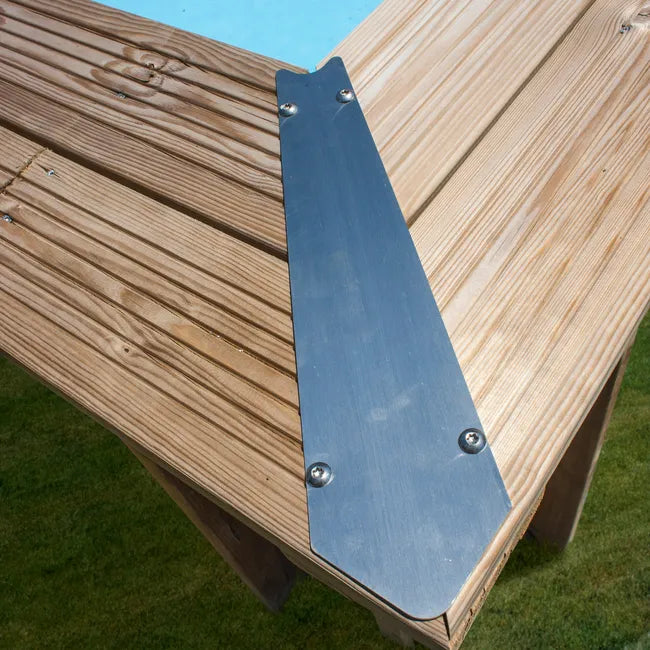 Piscina fuori terra rigida GRE Violette 2 marrone H 1.27 x ⌀ 5 m