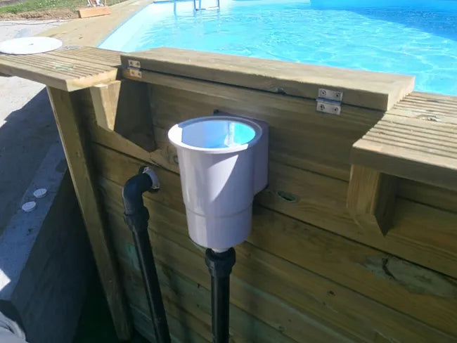 Piscina fuori terra rigida GRE Violette 2 marrone H 1.27 x ⌀ 5 m