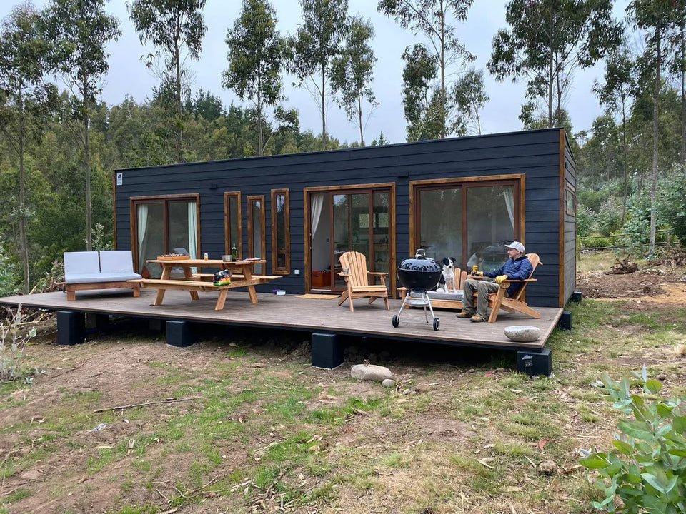 Casa Modulare Leyton – 30 m² (10 × 3 m, 2 Camere da Letto)